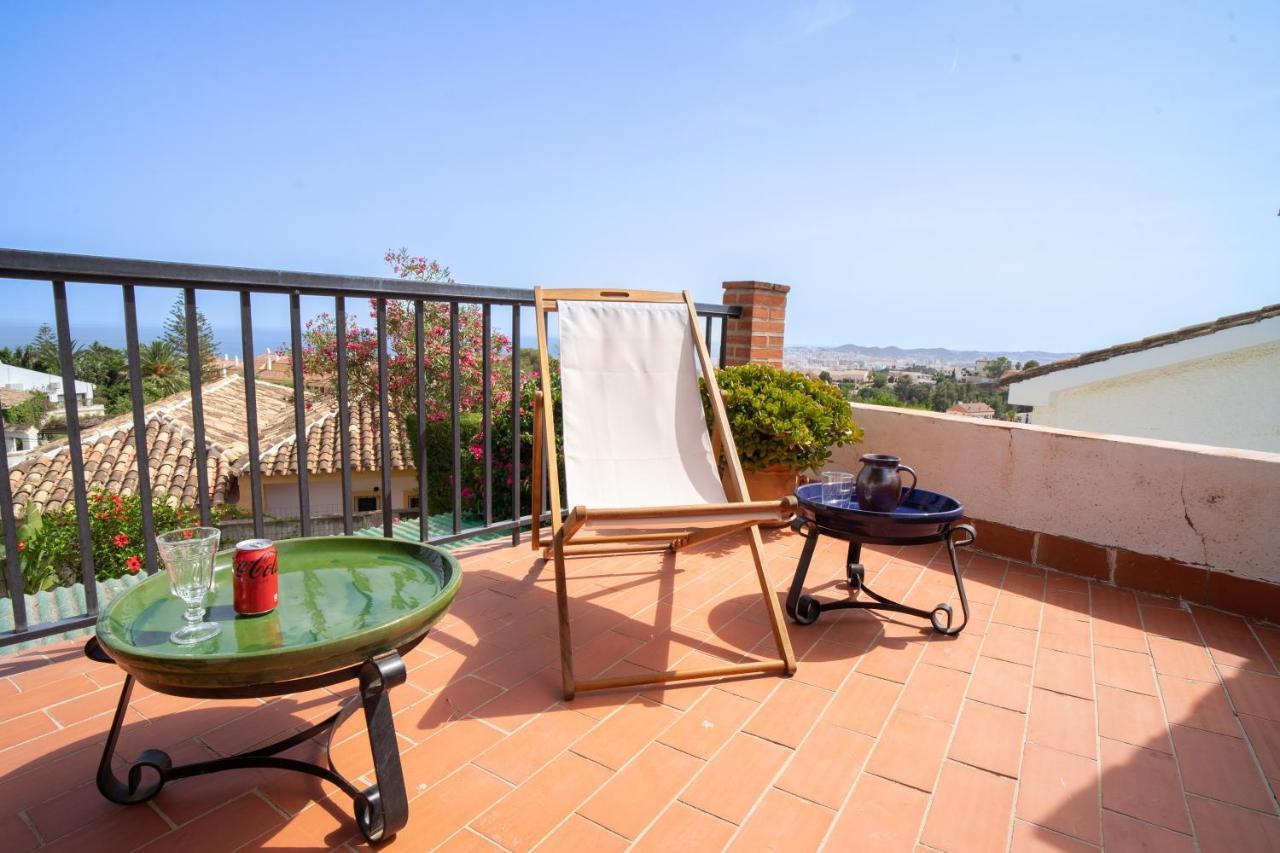 Casa Ancladero Big Rooftop Terrace, 2 Bedroom Guesthouse W Garden And View Fuengirola Exteriér fotografie