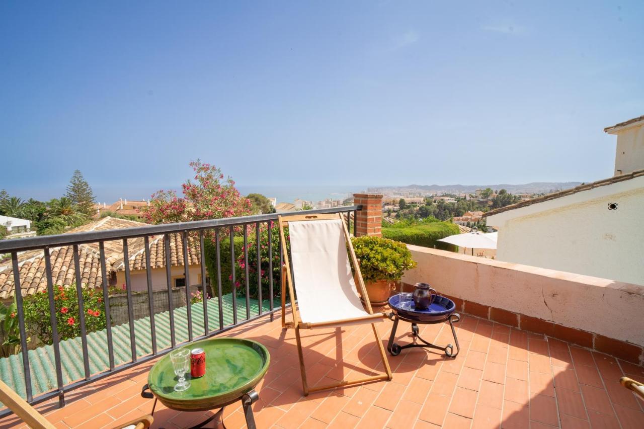 Casa Ancladero Big Rooftop Terrace, 2 Bedroom Guesthouse W Garden And View Fuengirola Exteriér fotografie