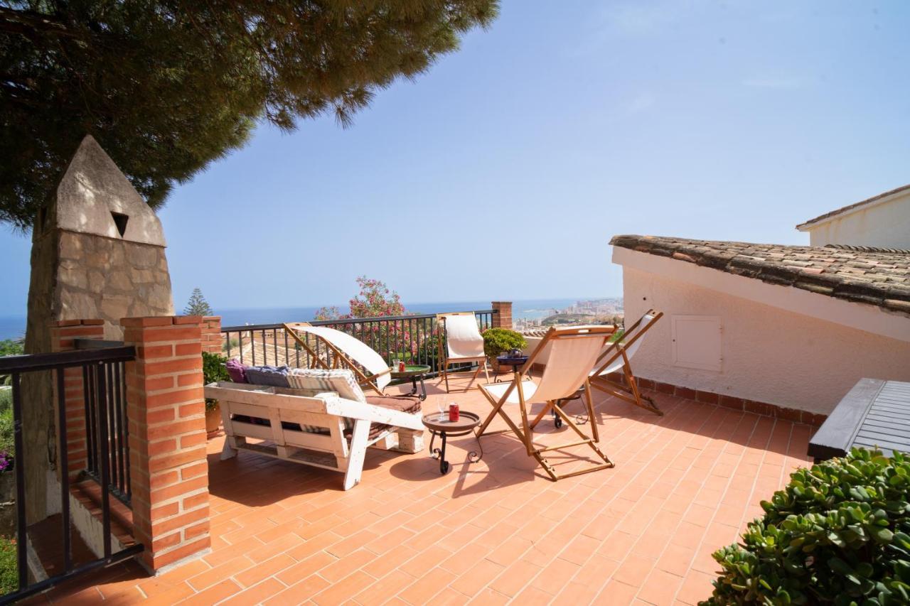 Casa Ancladero Big Rooftop Terrace, 2 Bedroom Guesthouse W Garden And View Fuengirola Exteriér fotografie