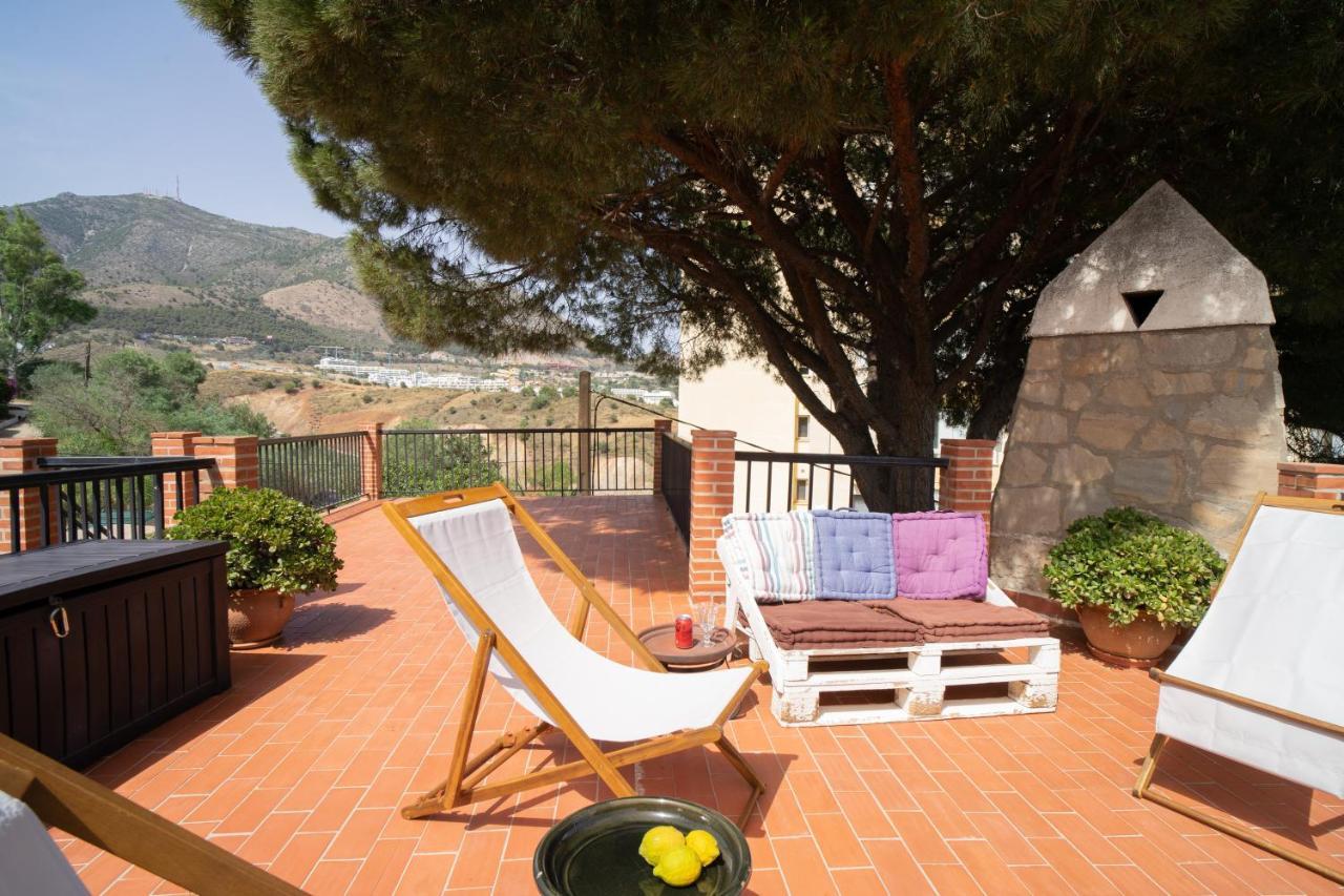 Casa Ancladero Big Rooftop Terrace, 2 Bedroom Guesthouse W Garden And View Fuengirola Exteriér fotografie